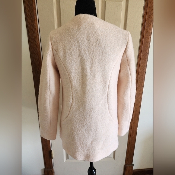 Metaphor wool blend women's pale pink coat size xs. - Picture 2 of 4
